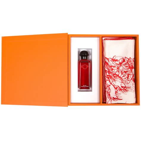 hermes gift set women& 39|hermès rhubarb gift set.